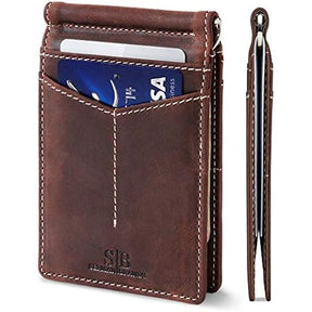 Slim Wallet Front Pocket Minimalist Leather