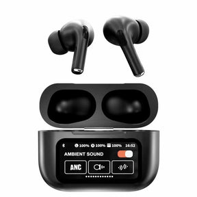 A9 Pro Wireless Earbuds With Smart Touch Screen – ANC/ENC