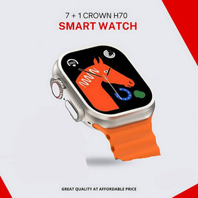 Crown S300 Ultra 2 Smart Watch with Earbuds