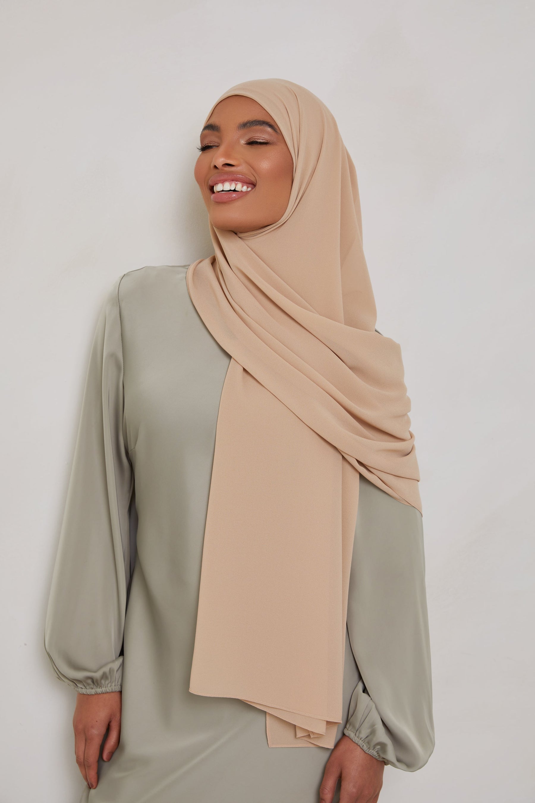 Essential Chiffon Hijab - Barely Beige