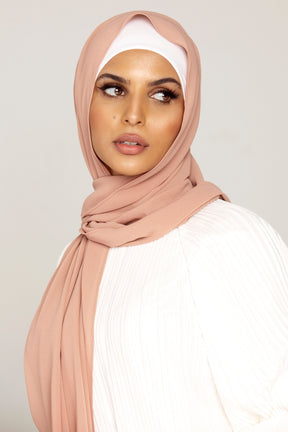 Essential Chiffon Hijab - Rose Taupe