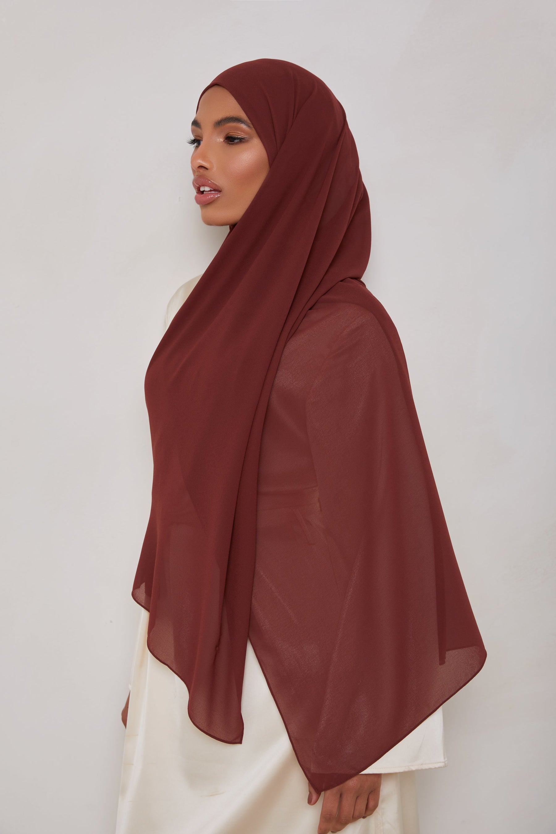 Essential Chiffon Hijab - Sable