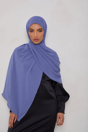 Georgette Crepe Hijab - Blue Lagoon