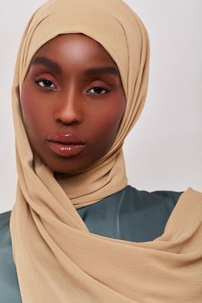 Georgette Crepe Hijab - Macadamia