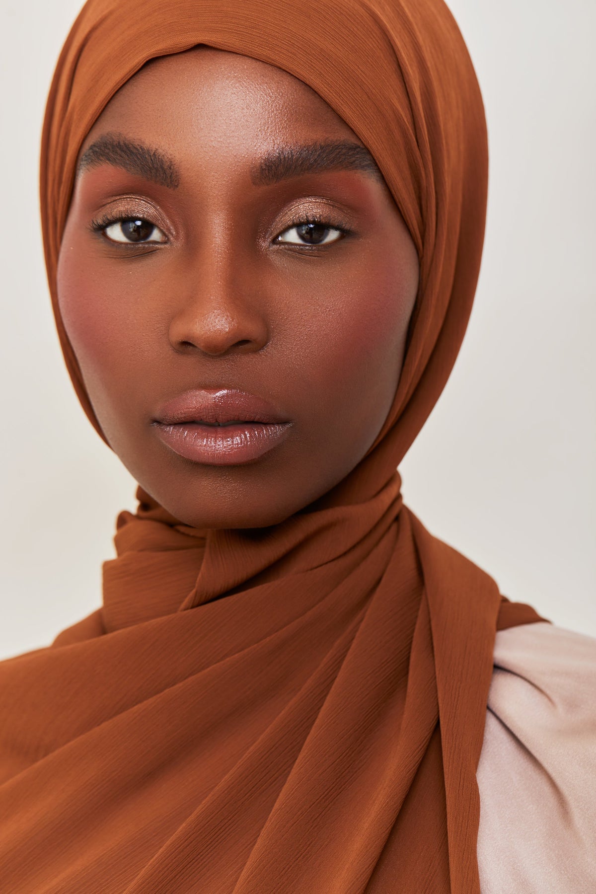 Georgette Crepe Hijab - Nutmeg