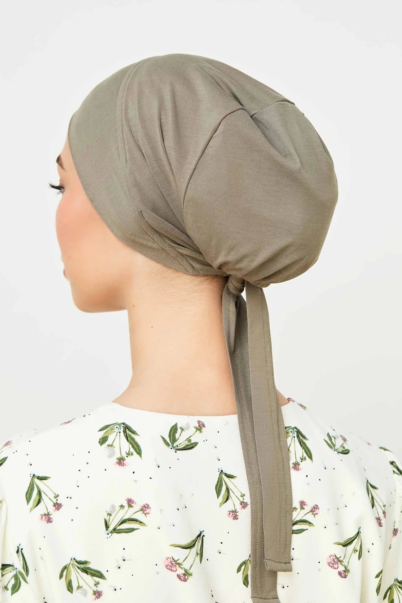 Modal Hijab & Matching Undercap Set - Smokey Olive